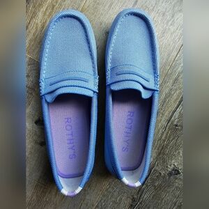 Rothy's The Driver Loafer in Seaside Blue, Size 10